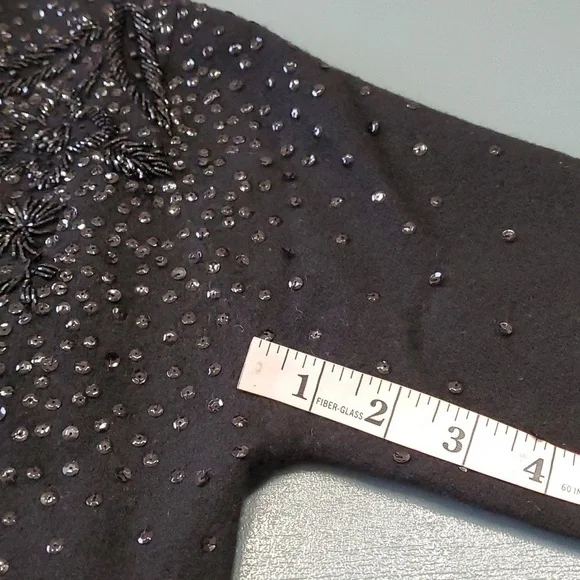 Banff Ltd wool vintage sweater with sequins. No size tag, in guessing a medium. - Picture 8 of 16